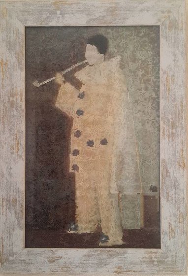 Работа «Georges Seurat. Pierrot with a White Pipe (1883)»