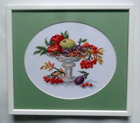 Работа «Фрукты в вазе»