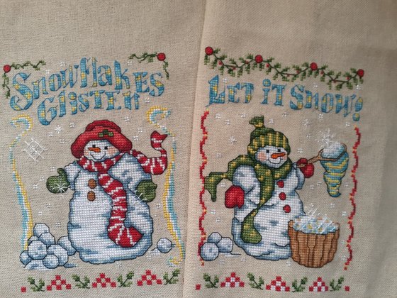 Работа «Снеговики»