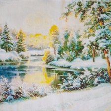 Работа «Зима»