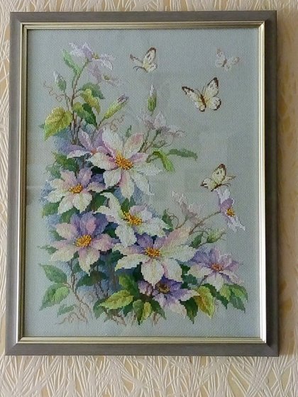 Работа «Клематиссы»