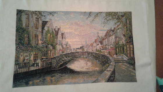 Работа «Вечер  в  Брюгге»