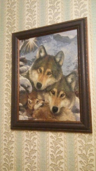 Работа «Семья волков»