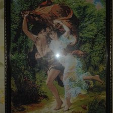 Работа «Бегущие от грозы»