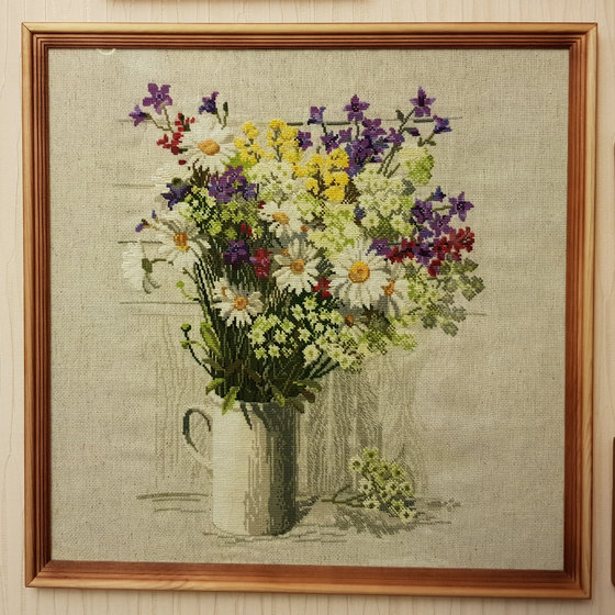 Работа «Полевые цветы»