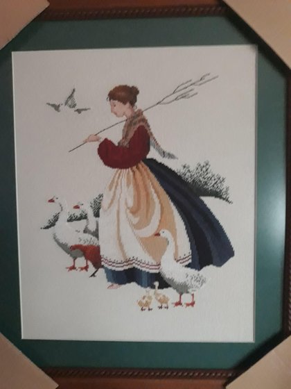 Работа «Pastora con ocas»