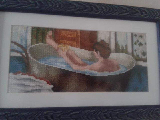 Работа «Señora en bañera»