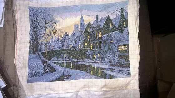 Работа «Зимний мост»