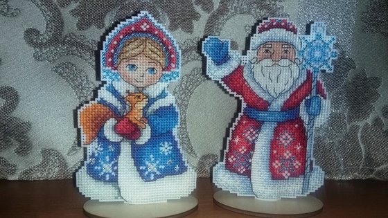 Работа «Дед Мороз и Снегурочка»