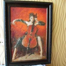 Работа «Виолончелистка»