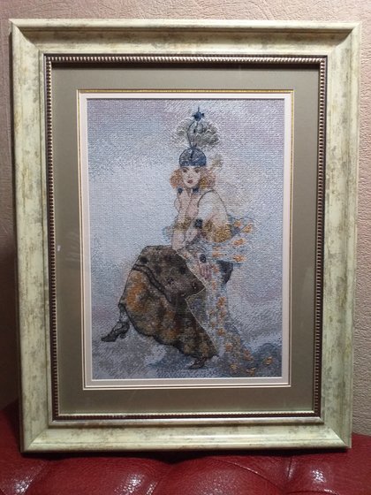 Работа «Девушка Ретро»