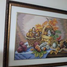 Работа «натюрморт с грибами»