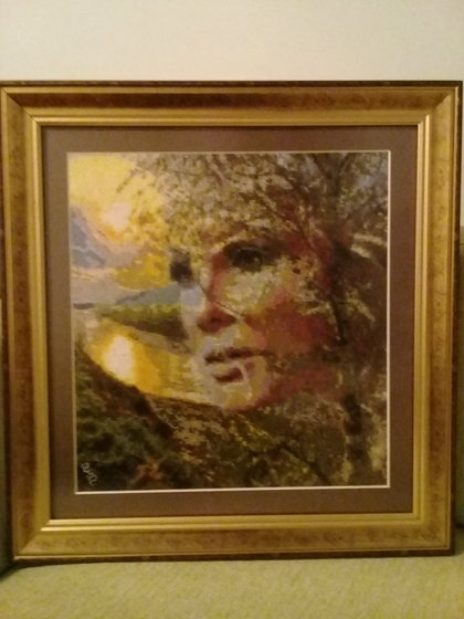 Работа «Девушка - берёзка»