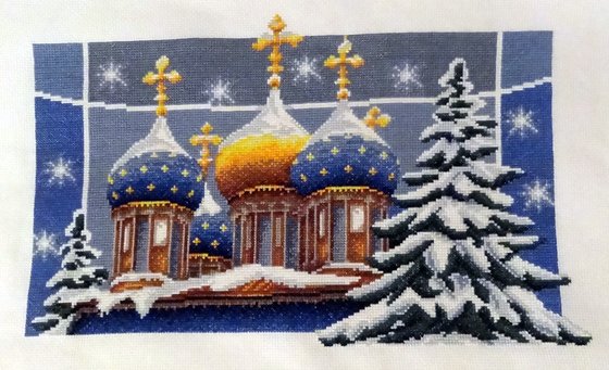 Работа «Рождественские купола»