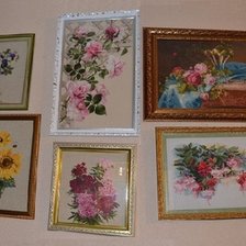 Работа «Цветочная стенка»