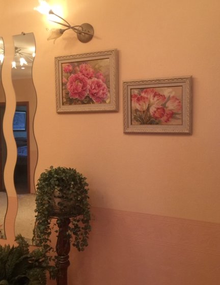 Работа «Алиса, Тюльпаны и Пионы»