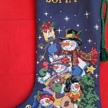 Работа «Новогодний сапожок»