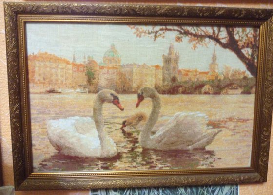 Работа «"Лебеди. Прага"»