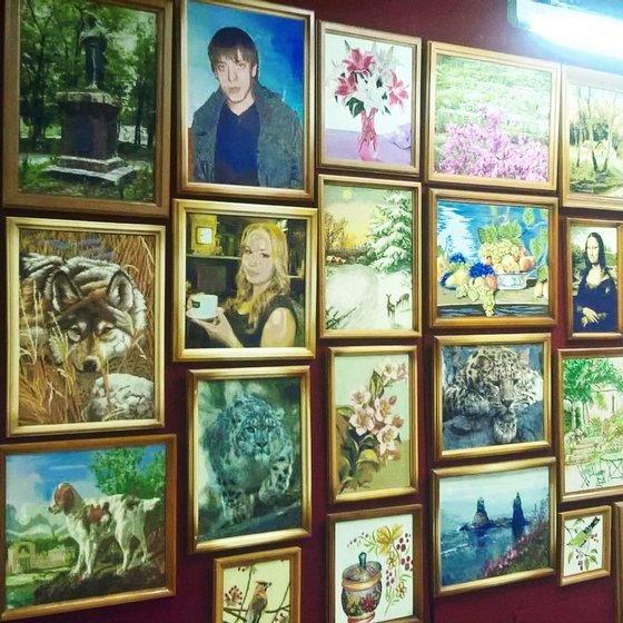 Работа «Выставка в музее»