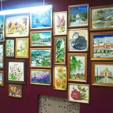 Работа «Выставка в музее 2»