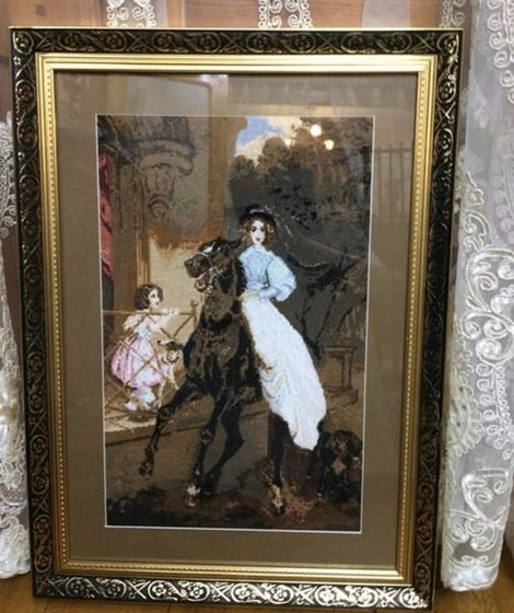 Работа «Всадница»