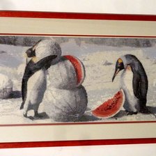 Работа «"...  ведь люди для пингвинов открыли мир..."»