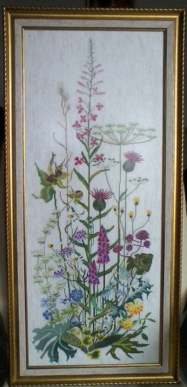 Работа «Полевые цветы»