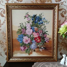 Работа «Гобелен Гобленсет 061«Букет в вазе»»