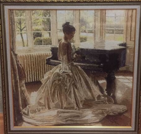 Работа «Девушка за роялем»