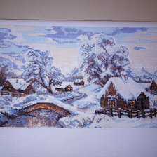 Работа «"Зимняя деревня"от "Риолис"»