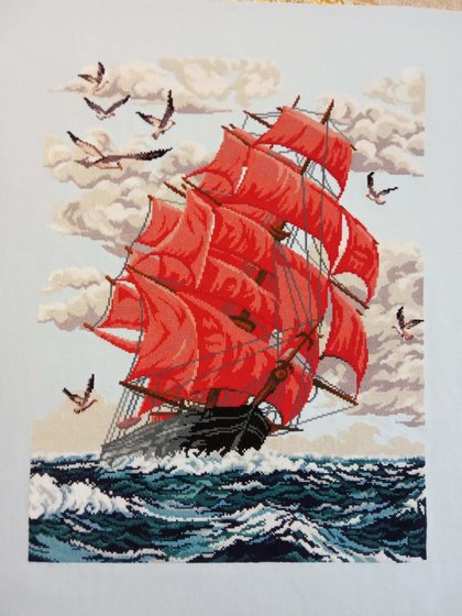 Работа «Алые паруса»