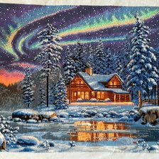 Работа «Северное сияние»