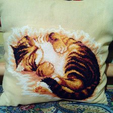 Работа «спящий котик»