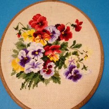 Работа «анютины глазки»