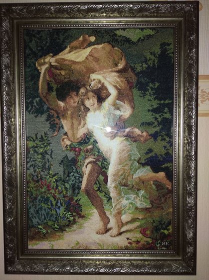 Работа ««Гроза» Пьер-Огюст Кот»