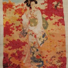 Работа «Цветение красных клёнов»