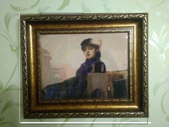 Работа «Неизвестная " . Крамской»