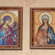 Работа «Св. Архангел Михаил, Св. Татьяна»