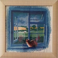 Работа «Кот на окне»