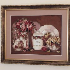 Работа «Чайный сервиз. Или Чайная Роза.»