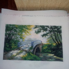 Работа «Летний мостик»