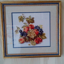 Работа «Яблоки и виноград»