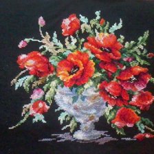 Работа «Красные маки»