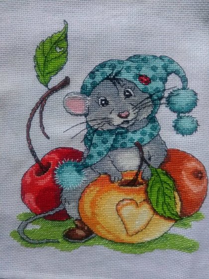 Работа «Запасливый мышонок»