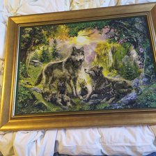 Работа «Волчья семья»