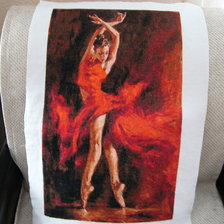 Работа «"Огненный танец" по картине худ. Атрошенко»