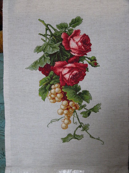 Работа «"Композиция роза и виноград" фирма Лука_С»