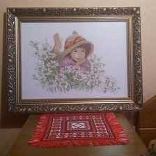 Работа «Дівчинка в ромашках»
