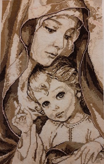 Работа «Дева Мария»