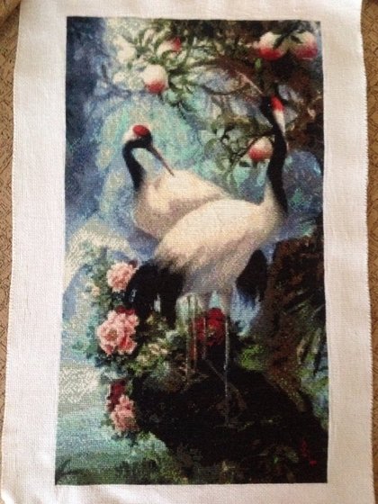 Работа «Журавли»